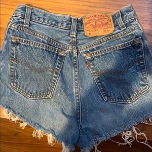 Vintage Levi 501 jean shorts
